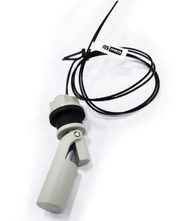 RS PRO Surface Mount Polyphenylene Sulfide Float Switch, Float, 500mm Cable, NO, 300V ac Max, 350V dc Max [0]; 234-8862