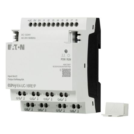 Eaton EasyE4 Series Control Relay, 264 V Supply, Relay Output, 8-Input, Digital Input [197511 EASY-E4-UC-16RE1P]; 235-4819