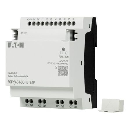 Eaton EasyE4 Series Control Relay, 0 V Supply, Transistor Output, 8-Input, Digital Input [197513 EASY-E4-DC-16TE1P]; 235-4821