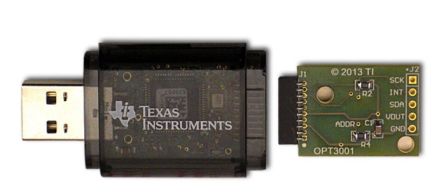Texas Instruments OPT3001 Digital Ambient Light Sensor Ambient Light Sensor Evaluation Module for OPT3001 OPT3001 [OPT3001EVM]; 235-5175