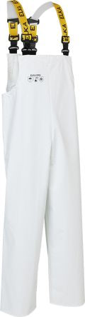 Elka Gb White Reusable Bib & Brace, S [E0101/W/S]; 235-5812