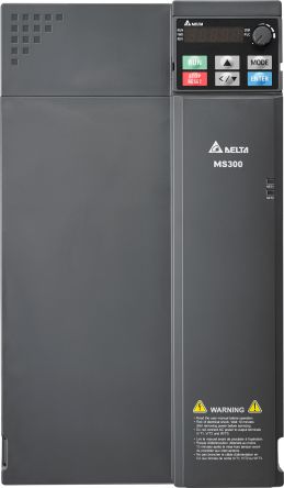 Delta Electronics Inverter Drive, 18 kW, 3 Phase, 460 V, 38 A, VFD-MS Series [VFD38AMS43AFSAA]; 236-2541
