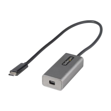 StarTech.com USB C to Mini DisplayPort Adapter Cable, USB C, 1 Supported Display(s) - 4K @ 60Hz [CDP2MDPEC]; 236-8292