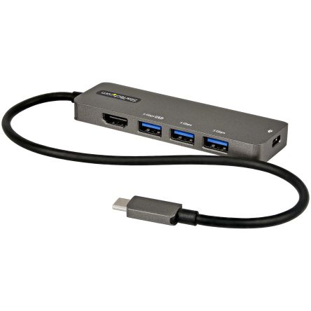 StarTech.com 4K USB-C Docking Station with HDMI - 4 x USB ports, USB A, USB C [DKT30CHPD3]; 236-8295