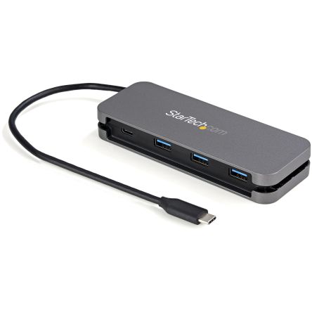 StarTech.com 4 Port USB 3.0 USB A, USB C  Hub, USB Bus Powered, 13.5 x 5 x 2cm [HB30CM3A1CB]; 236-8312