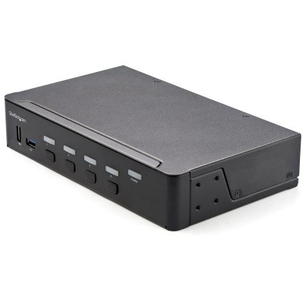 StarTech.com 4 Port USB HDMI KVM Switch, 3.5 mm Stereo 3840 x 2160 Maximum Resolution [SV431HU34K6]; 236-8378