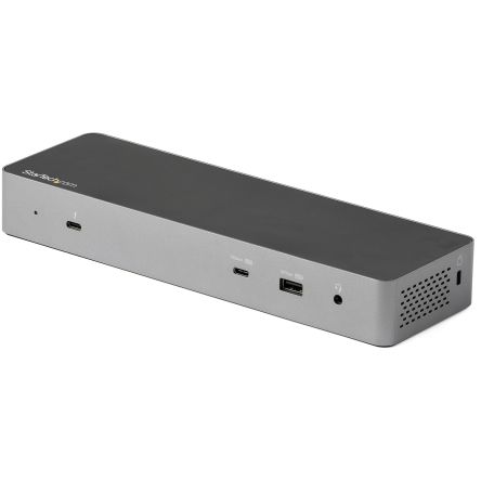 StarTech.com Dual Monitor 7680 x 4320 Thunderbolt 3 Docking Station with DisplayPort, HDMI - 5 x USB ports, USB A, USB C [TB3CDK2DHUE]; 236-8380