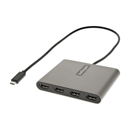 StarTech.com USB C to HDMI Adapter, USB C, 4 Supported Display(s) - 1080p @ 60Hz [USBC2HD4]; 236-8385