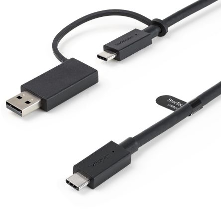 StarTech.com USB 3.1, Male USB C to Male USB A, USB C, 10Gbps, 1m [USBCCADP]; 236-8387