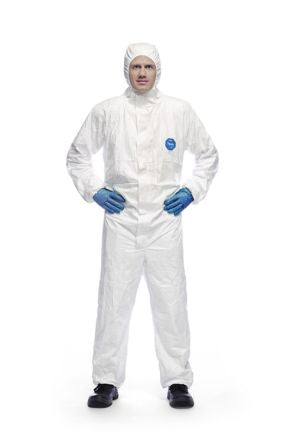 DuPont White Coverall, EN 1073-2, EN 1149-5, EN 14126, EU 2016/425, 3XL [D14664003]; 237-6649