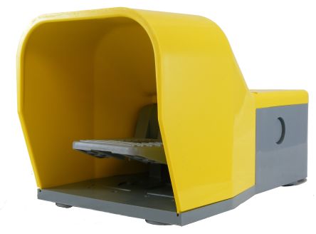 RS PRO Medium Duty Snap Action Foot Switch - Thermoplastic Case Material, NO + NC, 6 A Contact Current, 24V Contact [0]; 238-0557