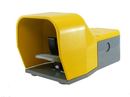 RS PRO Snap Action Foot Switch - Aluminium, Thermoplastic Case Material, NO + NC, 10A Contact Current, 24V Contact [0]; 238-0564