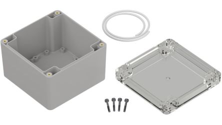 RS PRO Polycarbonate Enclosure, 74.7 x 105 x 105mm [0]; 238-4006