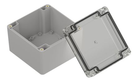 RS PRO Polycarbonate Enclosure, 74.7 x 105 x 105mm [0]; 238-4010