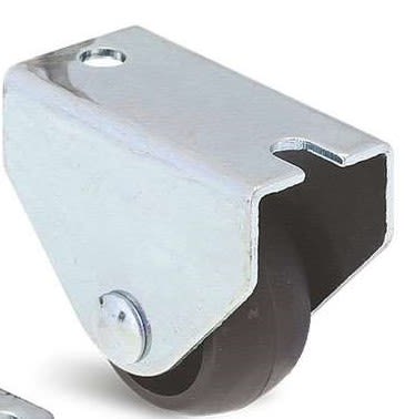 Guitel Hervieu Fixed Castor Wheel, 12kg Capacity, 25mm Wheel [300073]; 239-1401