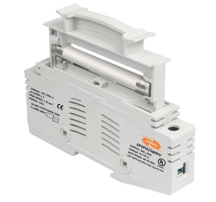 RS PRO Fused Terminal Block Rated At 30A, 1500 Vdc [0]; 239-4972