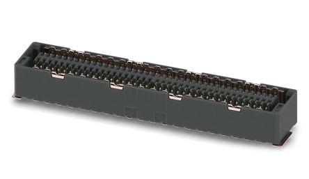 Phoenix Contact FP 0 8/ 80-FV-SH 4 85 Series Vertical Female Edge Connector, 80-Contacts, 0.8mm Pitch, 2-Row [1043714]; 239-5032