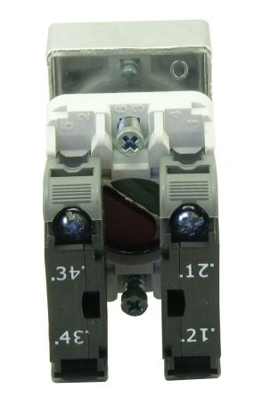 RS PRO Push Button Complete Unit, 22.5mm Cutout, 1NO + 1NC [0]; 239-8187
