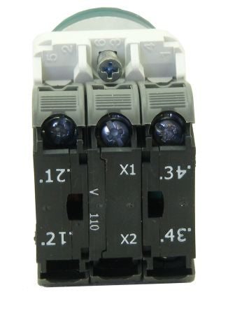RS PRO Illuminated Push Button Complete Unit, 22.5mm Cutout, 1NO + 1NC [0]; 239-8193