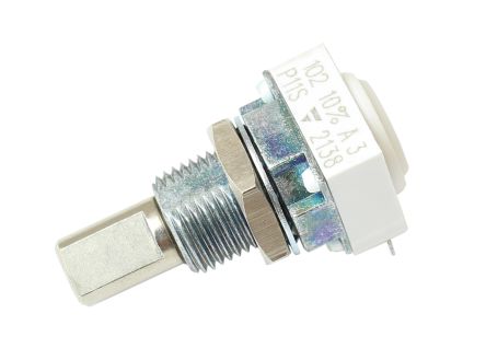 Vishay P11H 5kΩ Rotary Potentiometer 1-Gang Panel Mount, P11H1F0GHFY00502KA [P11H1F0GHFY00502KA]; 239-8250