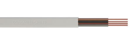RS PRO Twin & Earth 1.5 mm² 3+E Core Mains Power Cable, White Thermoplastic, 50m [0]; 239-8439