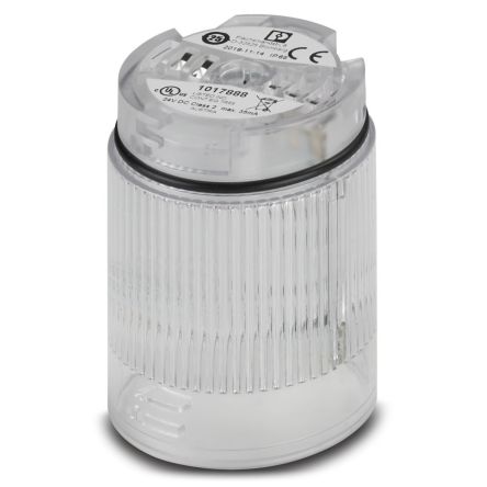 Phoenix Contact PSD Series Clear Flashing Light Element, 24 V, LED Bulb, Vdc [1017888]; 240-0966
