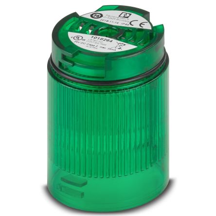 Phoenix Contact PSD Series Green Flashing Light Element, 24 V, LED Bulb, Vdc [1018264]; 240-0969