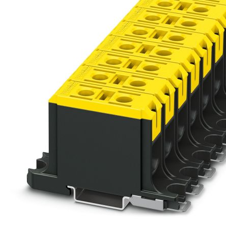 Phoenix Contact 1086471 UBAL Series Yellow, 50mm², Single-Level, Screw Termination [1086471]; 240-1062