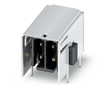 Phoenix Contact, 2.54mm Pitch, DMC, 2 Way, Right Angle, Pluggable Terminal Block, Header, Through Hole, Solder [1150791]; 240-1145