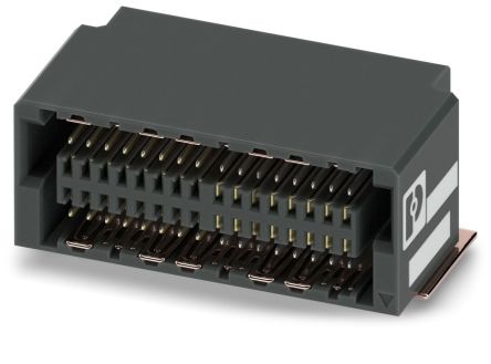 Phoenix Contact Surface Mount PCB Socket, 32-Contact, 2-Row, 0.8mm Pitch [1043723]; 240-2974