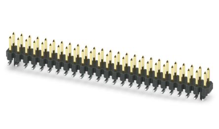 Phoenix Contact Straight Surface Pin Header, 50 Contact(s), 2.54 mm Pitch, 2 Row(s), Unshrouded [1156918]; 240-3060
