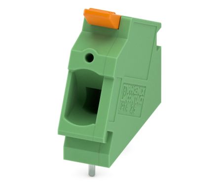 Phoenix Contact PCB Terminal Block, 1-Contact, 5mm Pitch, Through Hole Mount, 1-Row [1190362]; 240-3097