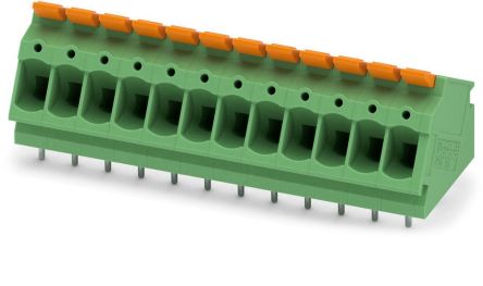 Phoenix Contact PCB Terminal Block, 12-Contact, 5mm Pitch, Through Hole Mount, 1-Row [1190374]; 240-3109