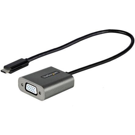 StarTech.com USB C to VGA Adapter, USB C, 1 Supported Display(s) - 1920 x 1200 [CDP2VGAEC]; 240-6210