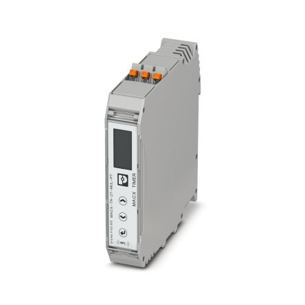 Phoenix Contact DIN Rail Mount Timer Relay, 24 → 240V ac/dc, 2-Contact, 0.01 → 59999min, DPDT [1103355]; 240-7200