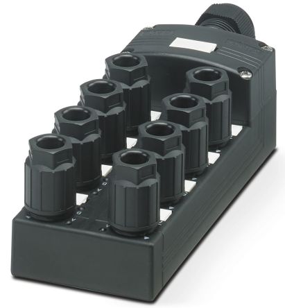 Phoenix Contact SACB-8/16-PT QO Series Sensor Box, QUICKON, 5 way, 8 port [1175447]; 240-7214
