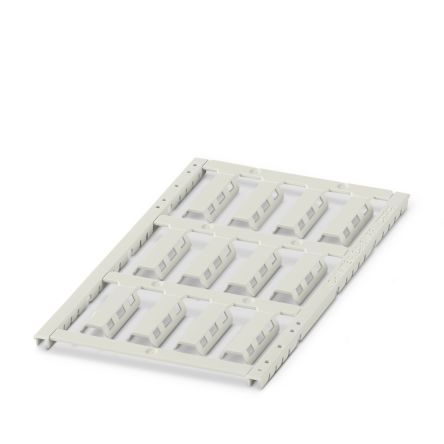 Phoenix Contact UC-WMTBA Cable Binder Cable Marker, White, Pre-printed "Blank", 4mm Cable, 1199627 [1199627]; 240-7236
