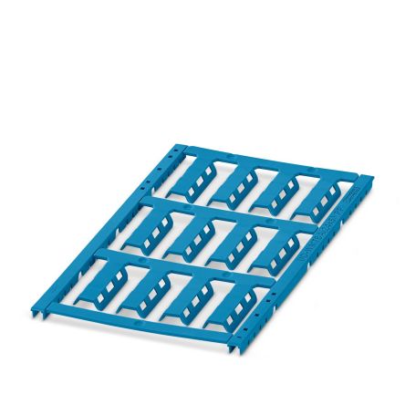 Phoenix Contact UC-WMTBA Cable Binder Cable Marker, Blue, Pre-printed "Blank", 4mm Cable, 1199628 [1199628]; 240-7237