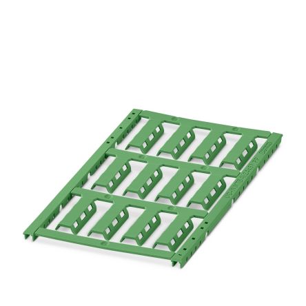 Phoenix Contact UC-WMTBA Cable Binder Cable Marker, Green, Pre-printed "None", 4mm Cable, 1199629 [1199629]; 240-7238