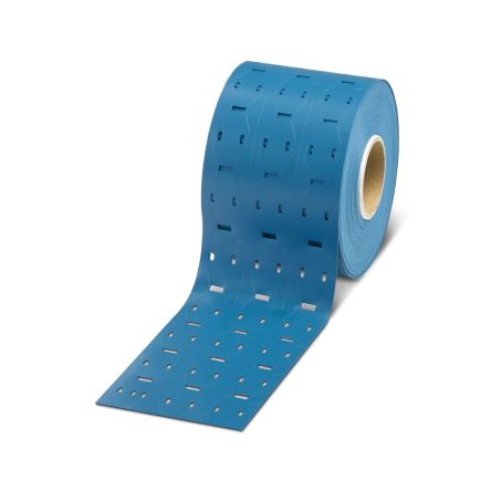 Phoenix Contact WMTB HF-D Cable Binder Cable Marker, Blue, Pre-printed "Blank", 6mm Cable, 1255591 [1255591]; 240-7284