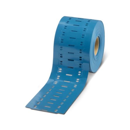 Phoenix Contact WMTB HF-D Cable Binder Cable Marker, Blue, Pre-printed "Blank", 6mm Cable, 1255595 [1255595]; 240-7285