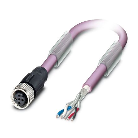 Phoenix Contact Control Cable, 5 Cores, 2x 0.25 mm², Screened, 15m, Purple [1507502]; 240-7298
