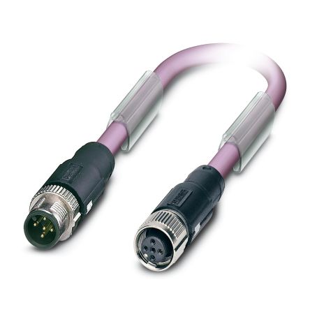 Phoenix Contact Control Cable, 5 Cores, 2x 0.25 mm², Screened, 15m, Purple [1518313]; 240-7303