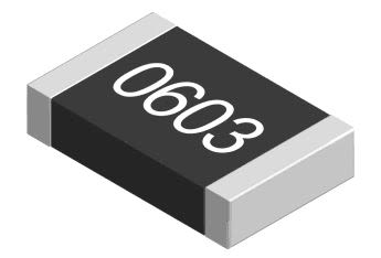 RS PRO 1Ω, 0603 (1608M) Thin Film SMD Resistor ±0.5% 0.1W [0]; 241-4901
