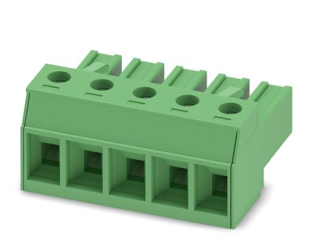 Phoenix Contact, 7.62mm Pitch, 62, PC 4/ 5-ST-7, 5 Way, Pluggable Terminal Block, Plug, Through Hole, 1804933 [1804933]; 241-5955