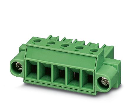 Phoenix Contact, 7.62mm Pitch, 62, PC 4/ 4-STF-7, 4 Way, Pluggable Terminal Block, Plug, Through Hole, 1828265 [1828265]; 241-5957