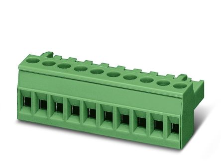 Phoenix Contact, 5mm Pitch, 5/ 4-ST BU, MSTBT 2, 4 Way, Pluggable Terminal Block, Plug, Through Hole, 1878040 [1878040]; 241-5979