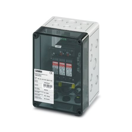 Phoenix Contact Polycarbonate Junction Box, IP65, 111 x 130 x 180mm [2403338]; 241-6009