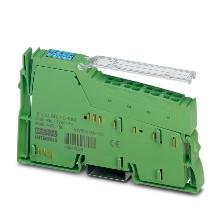 Phoenix Contact IB IL 24 DI8/HD-PAC Series Terminal for Use with I/O Systems, Digital [2700173]; 241-6021