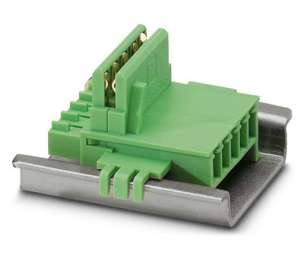 Phoenix Contact 5/ 5-ST-3, 5 TBUS 1, 81 GN, ME 22 Series DIN Rail Connector for Use with Connecting With Electronics [2707437]; 241-6043